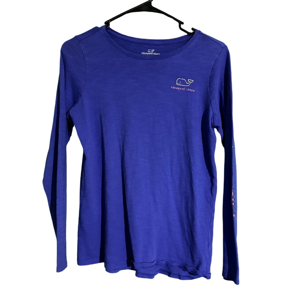 Purple Vineyard Vines Long Sleeve T-Shirt Girls XL